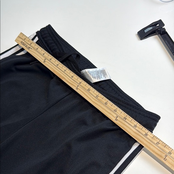 Adidas Women's Black and White Slim Fit Joggers with Iconic Stripes Size Medium - Picture 7 of 8